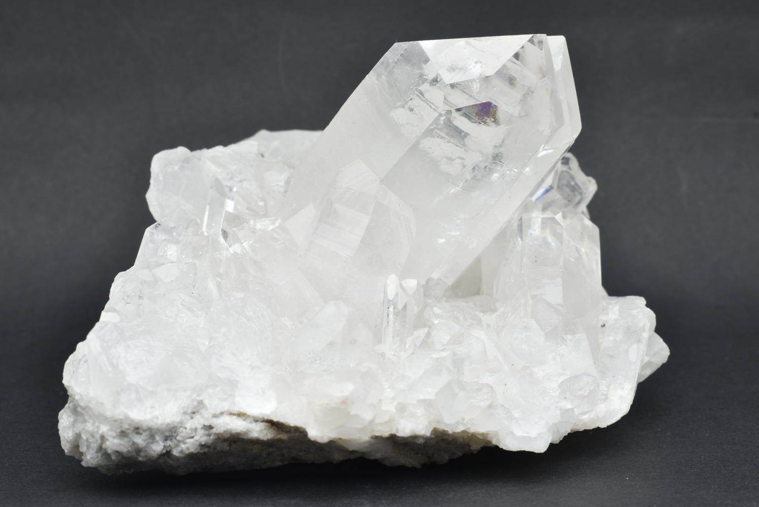 Drusa di Quarzo Ialino - Cristallo di Rocca