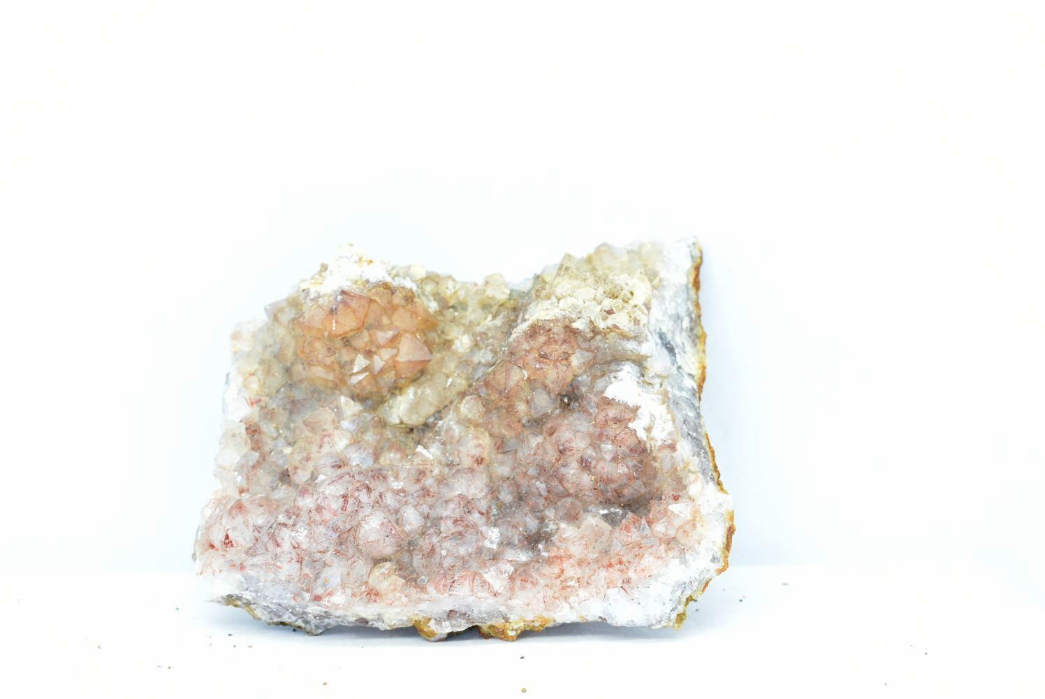 Drusa di Quarzo Ematoide