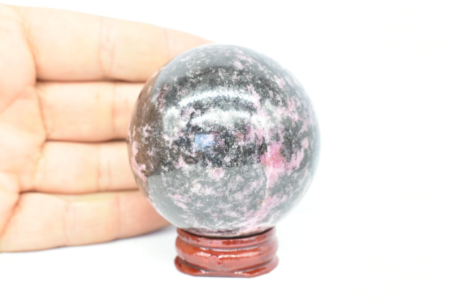 Rhodonite Sphere 5.6 cm