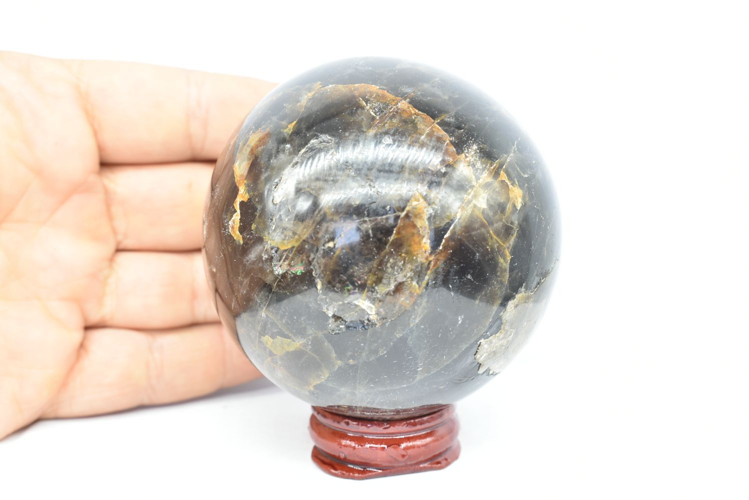 Black Moonstone Sphere 7cm