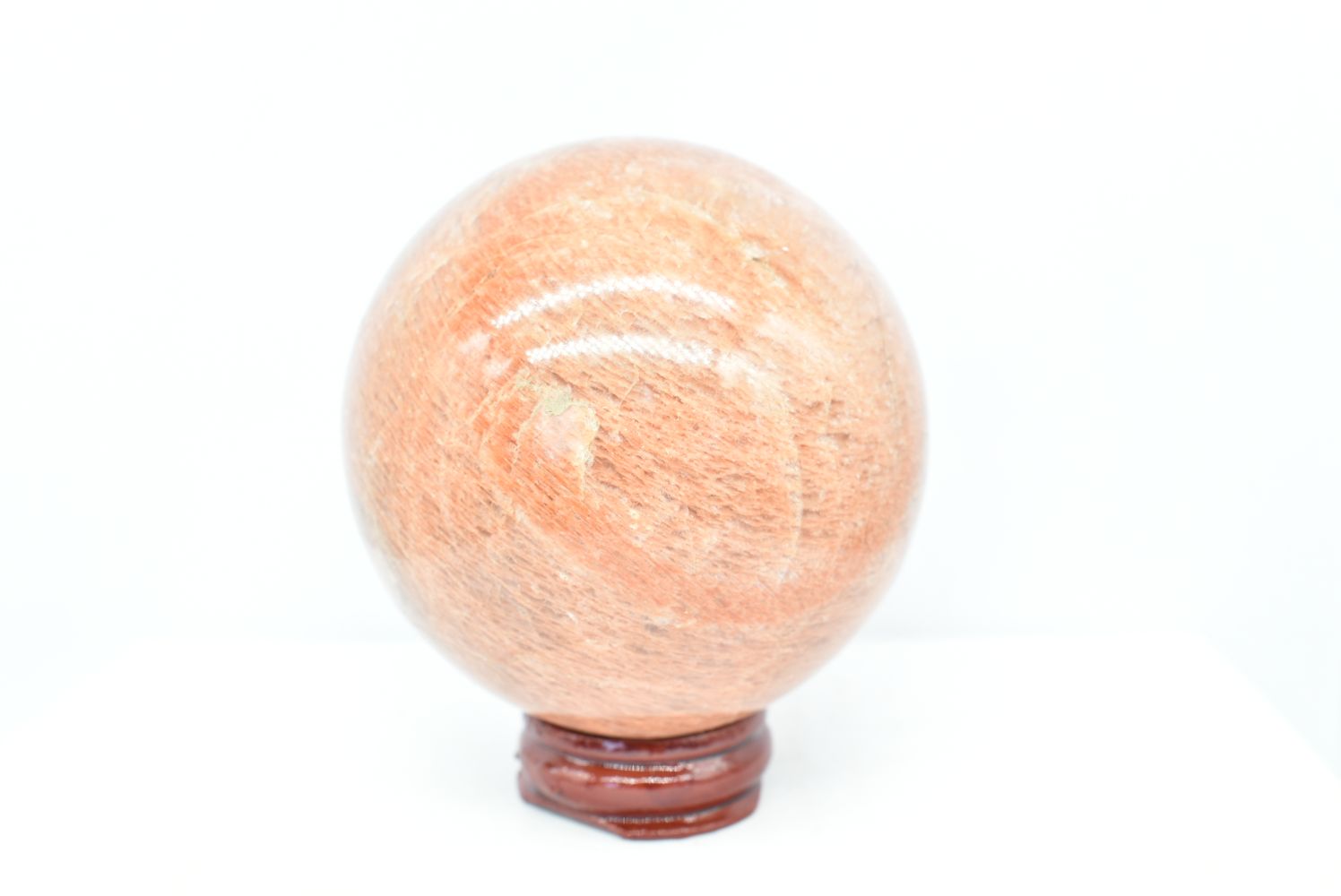 Sfera di Pietra di Luna Arancio 6.8 cm