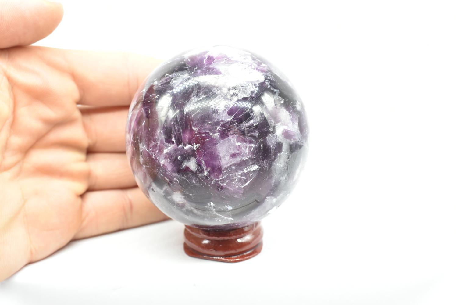 Sfera di Lepidolite 6.4 cm