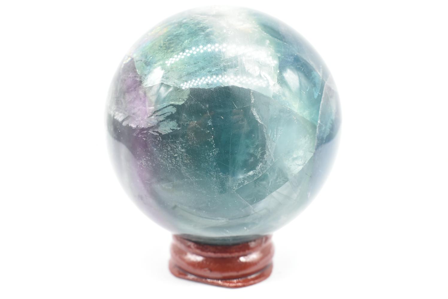 Sfera di Fluorite Arcobaleno 6.3 cm