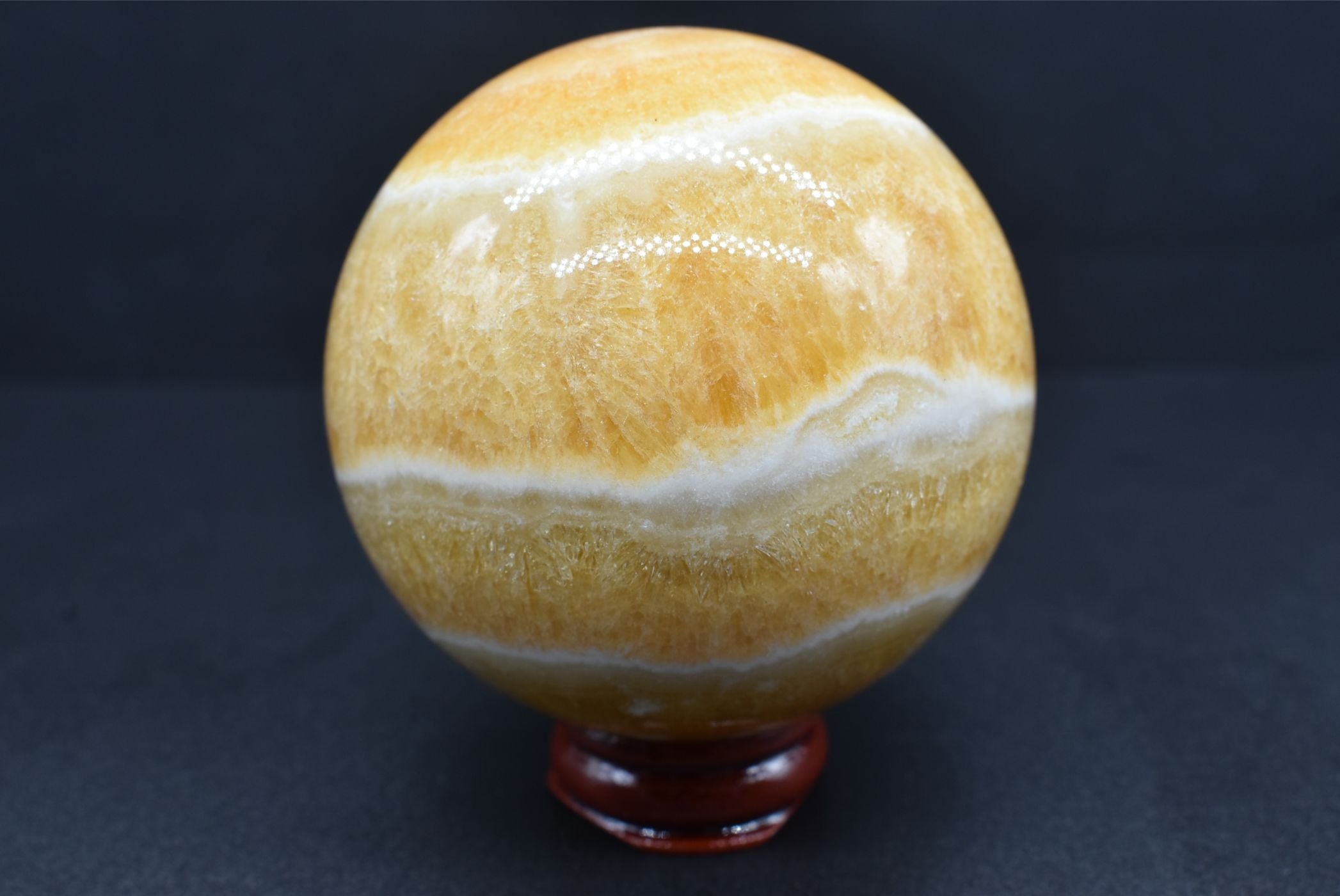 Sfera di Calcite Arancio