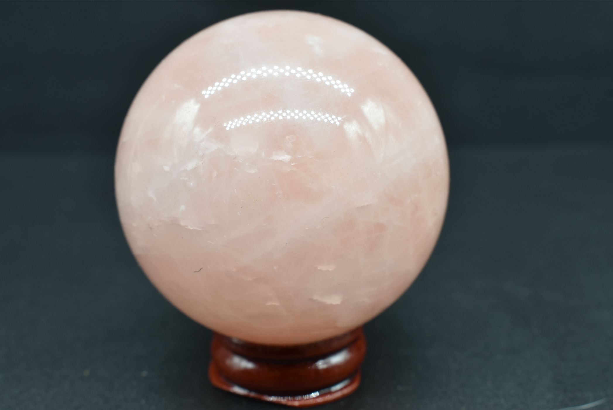 Sfera di Quarzo Rosa