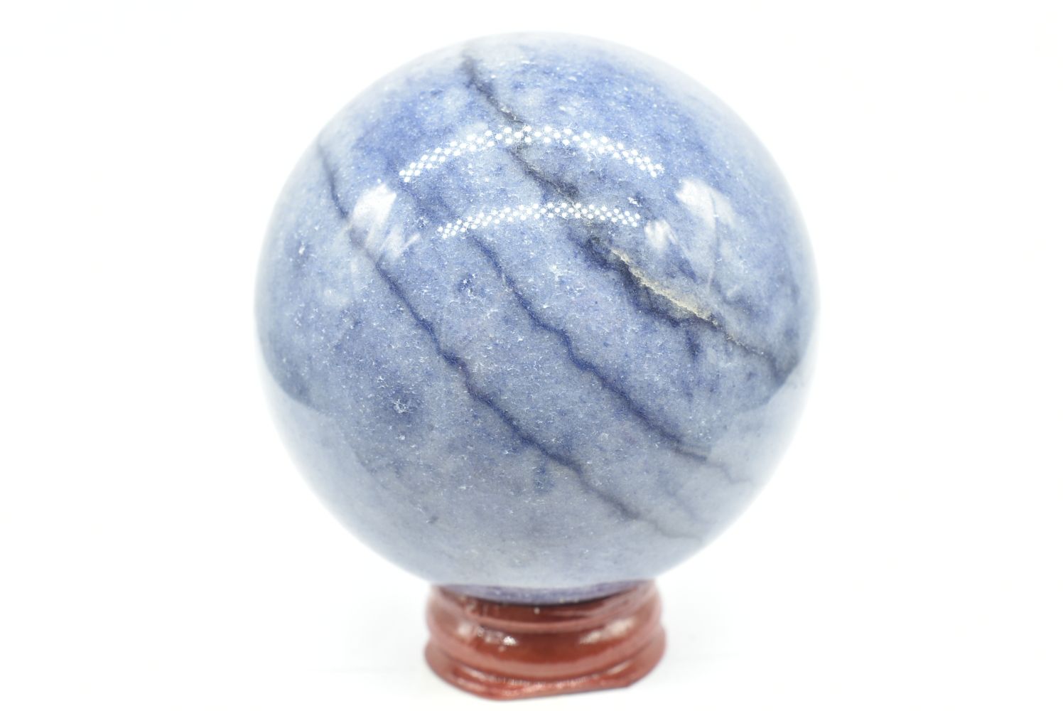 Sfera di Quarzo Blu 6.6 cm