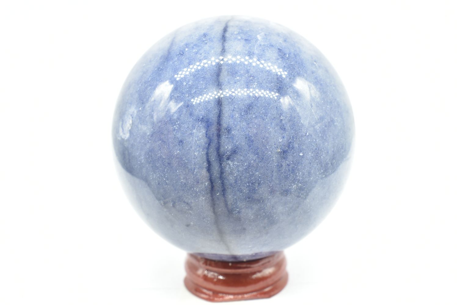 Sfera di Quarzo Blu 6.6 cm
