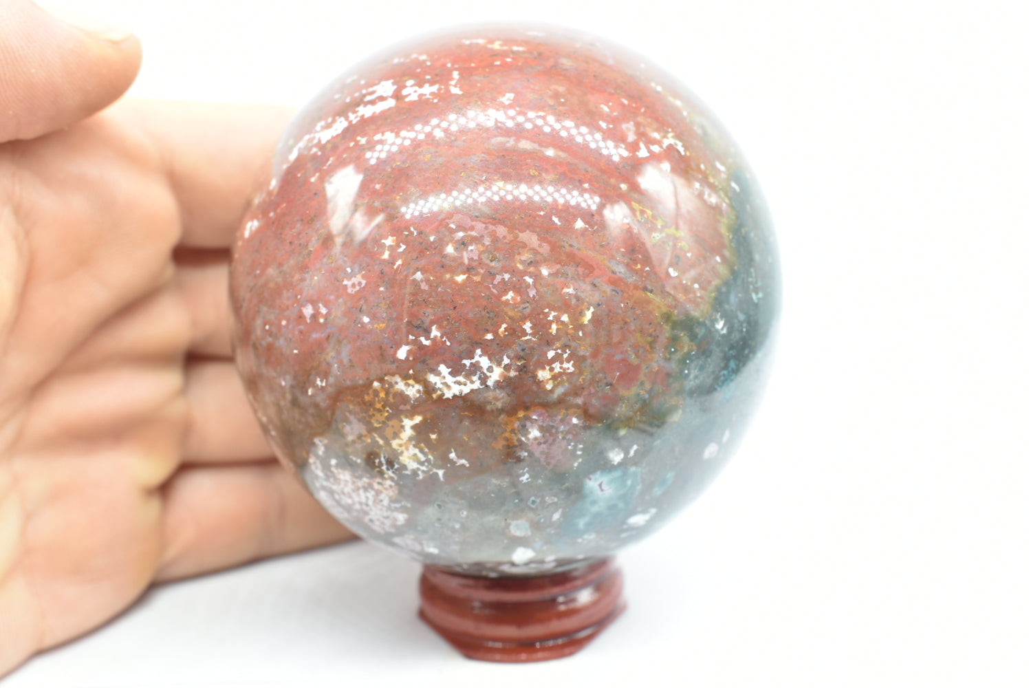 Sfera di Eliotropio 7.5 cm