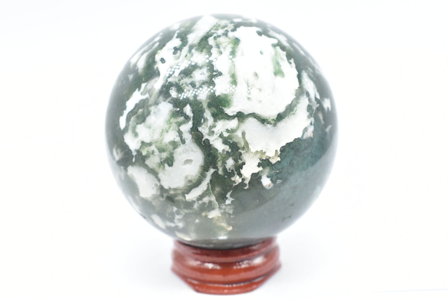 Sfera di Agata Muschiata 6.1 cm