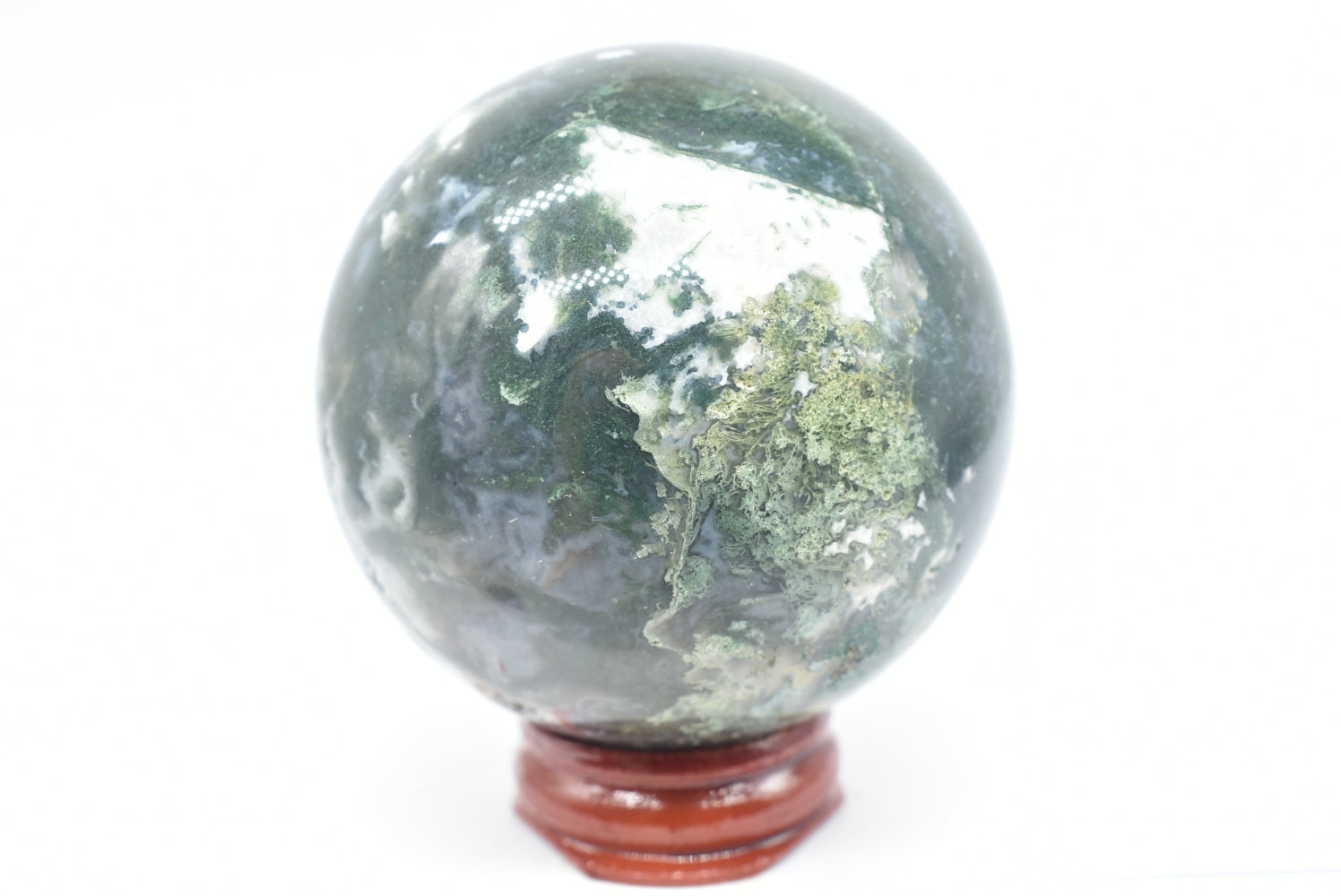 Sfera di Agata Muschiata 6.1 cm