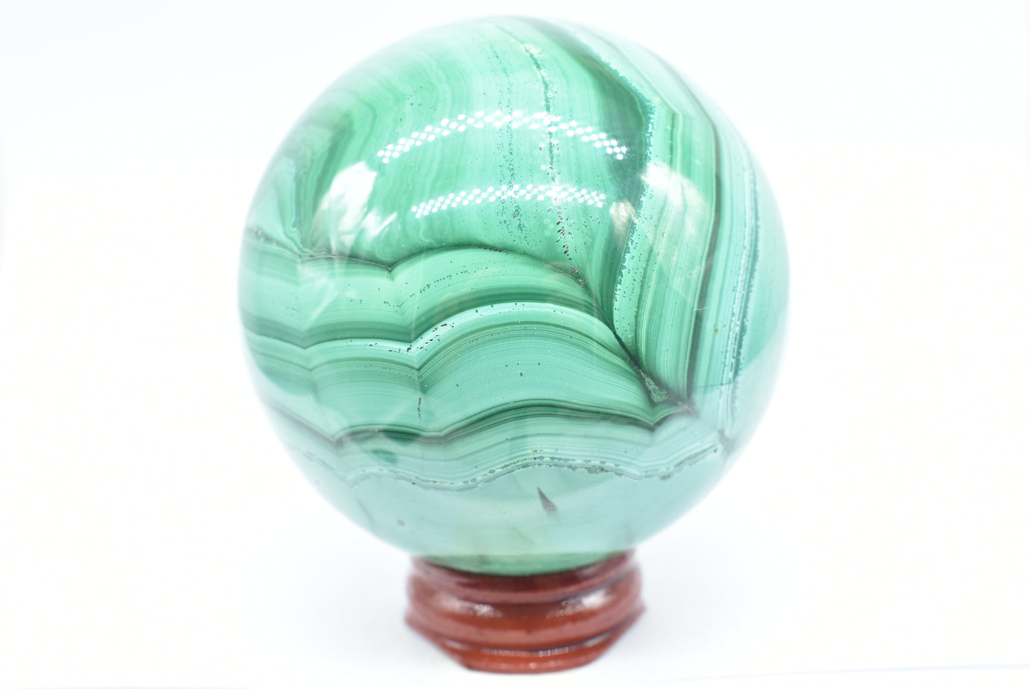 Sfera di Malachite 6.6 cm