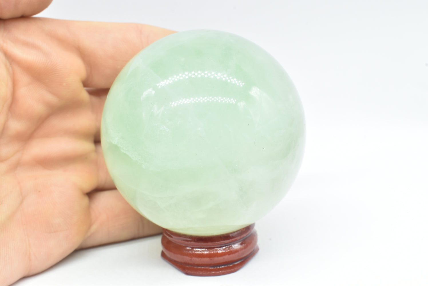 Sfera di Fluorite Verde 6.1 cm