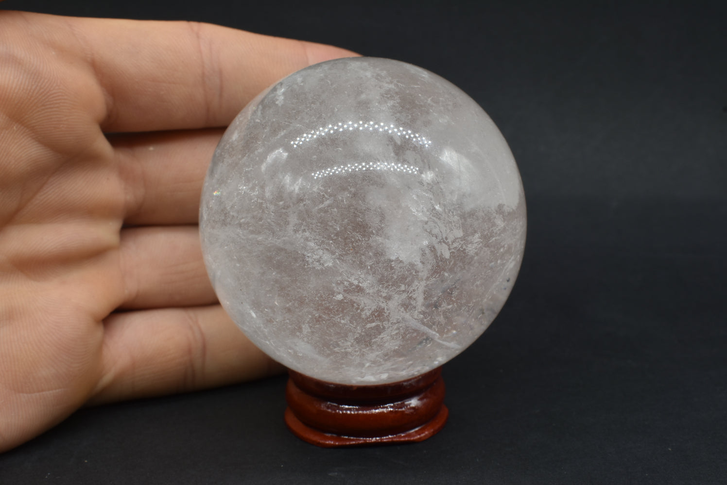 Sfera di Quarzo Ialino 5.9 cm