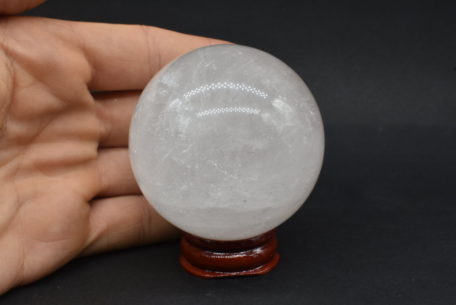 Sfera di Quarzo Ialino 5.8 cm