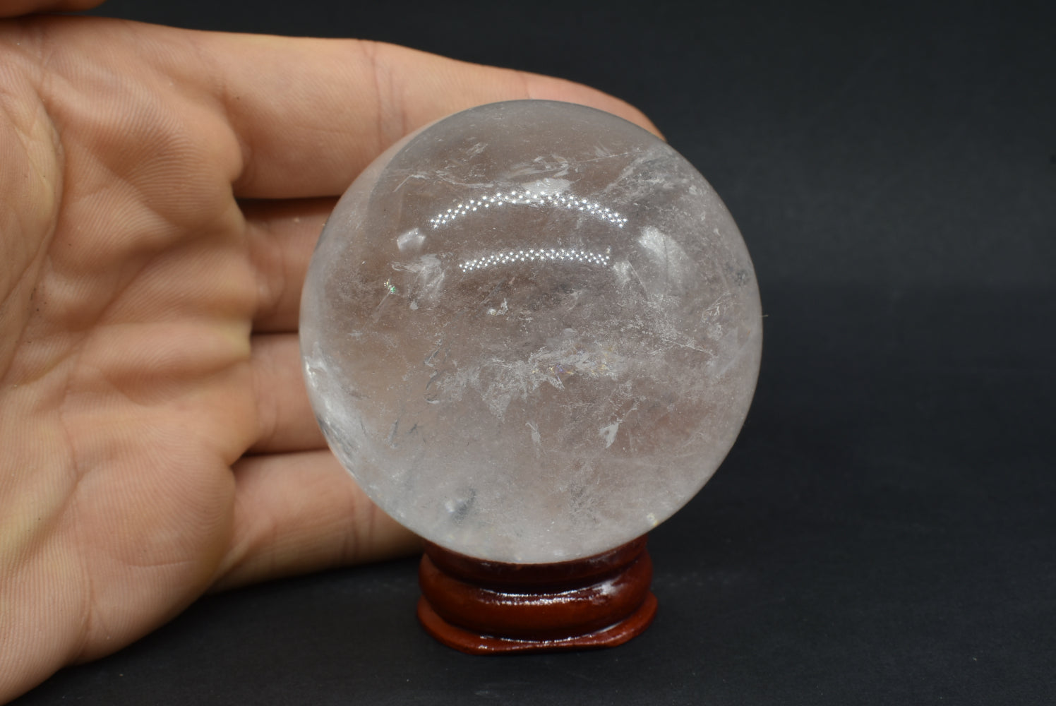 Sfera di Quarzo Ialino 5.7 cm