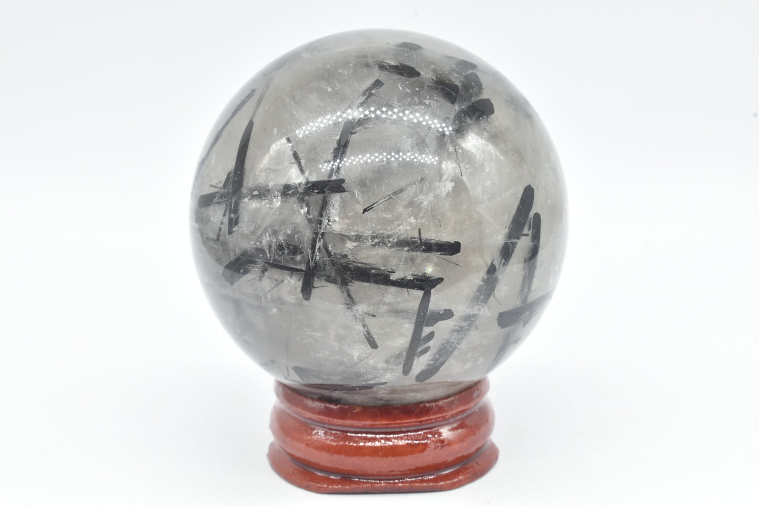 Sfera di Quarzo Tormalinato 4.9 cm