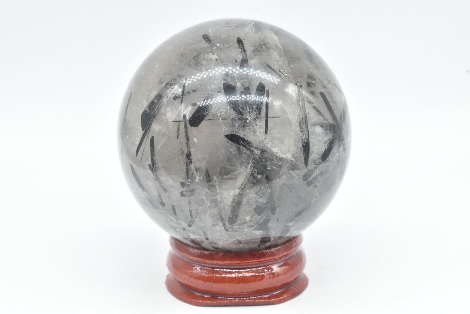 Sfera di Quarzo Tormalinato 4.9 cm