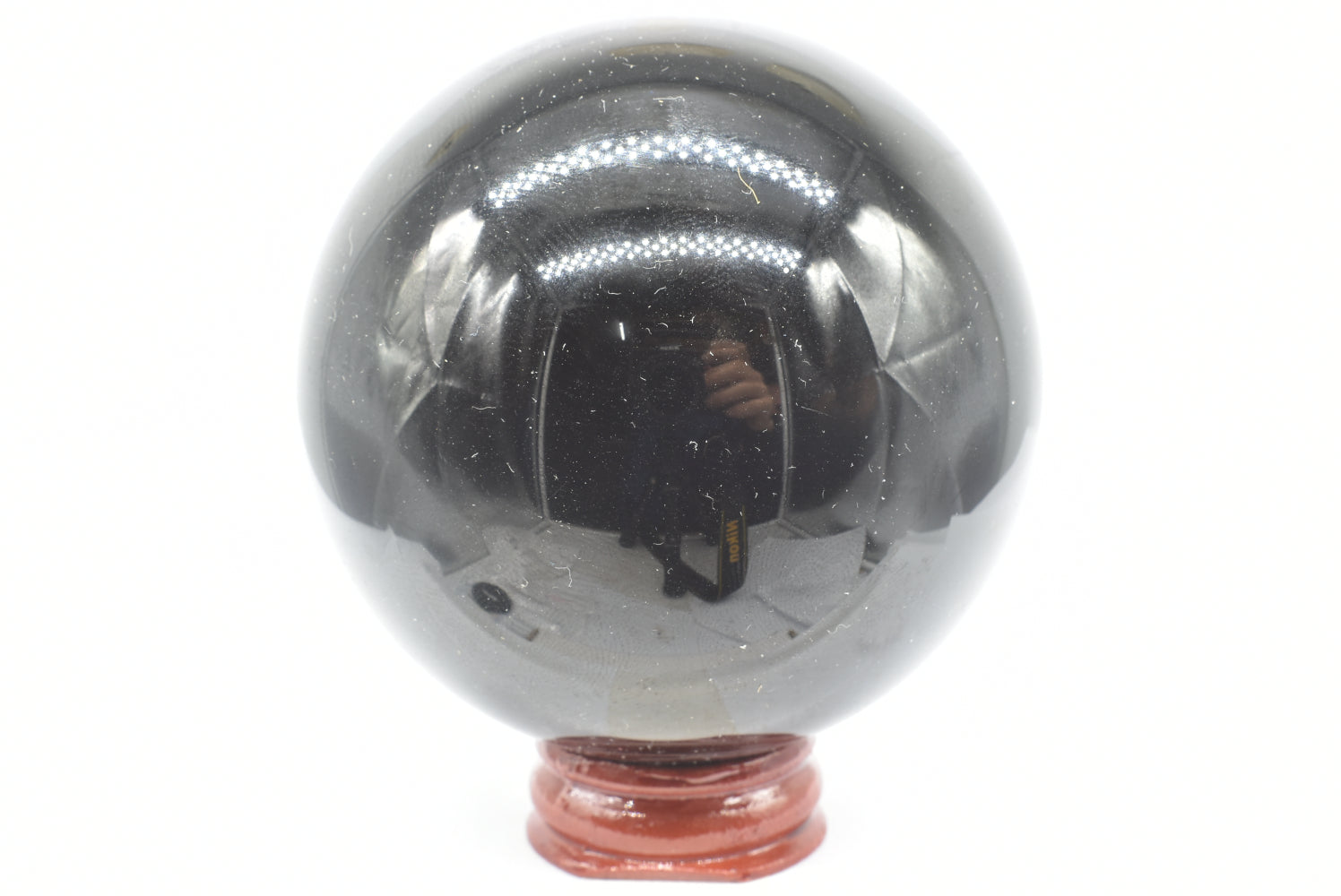 Sfera di Ossidiana Nera 7.3 cm