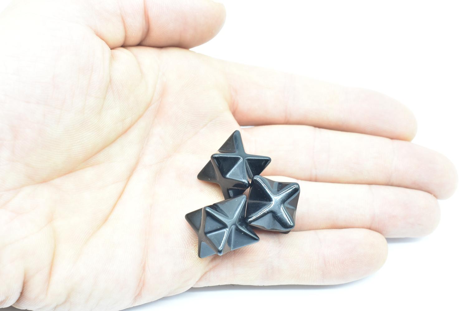 Obsidian Merkaba Star