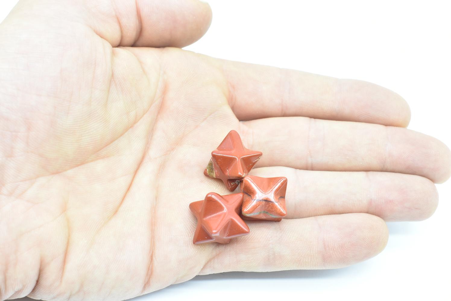 Red Jasper Merkaba Star