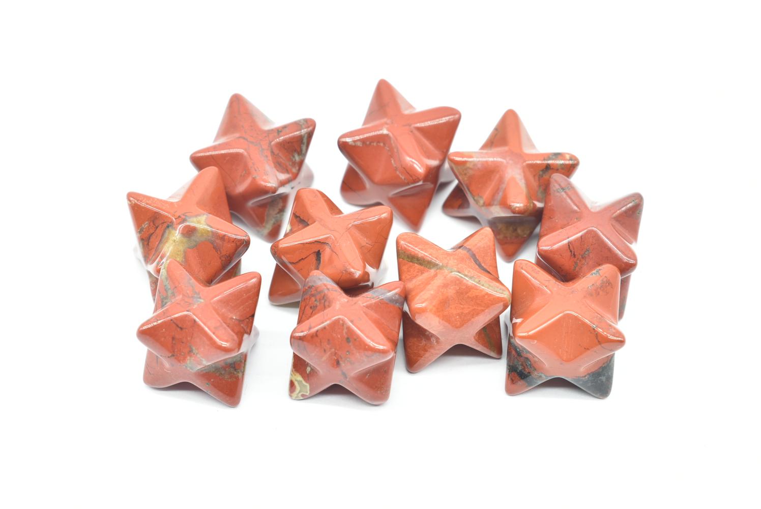 Red Jasper Merkaba Star