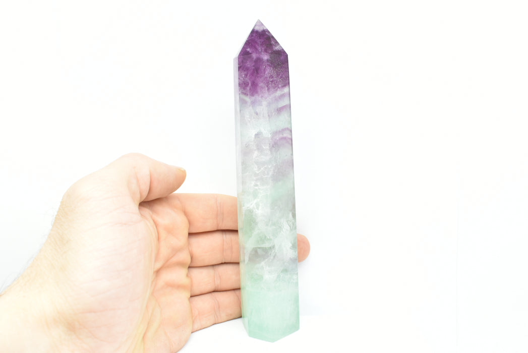 Torre di Fluorite Arcobaleno 15.8 cm