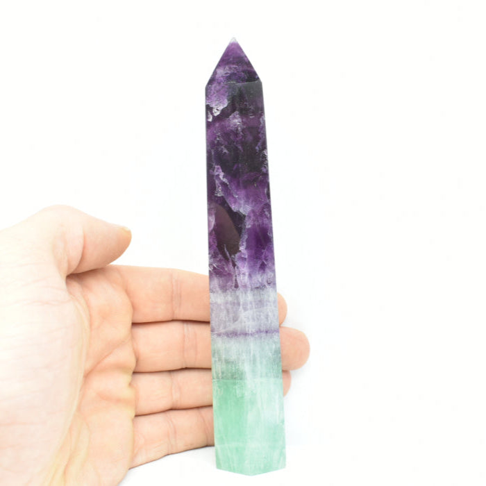 Torre di Fluorite Arcobaleno 15.2 cm