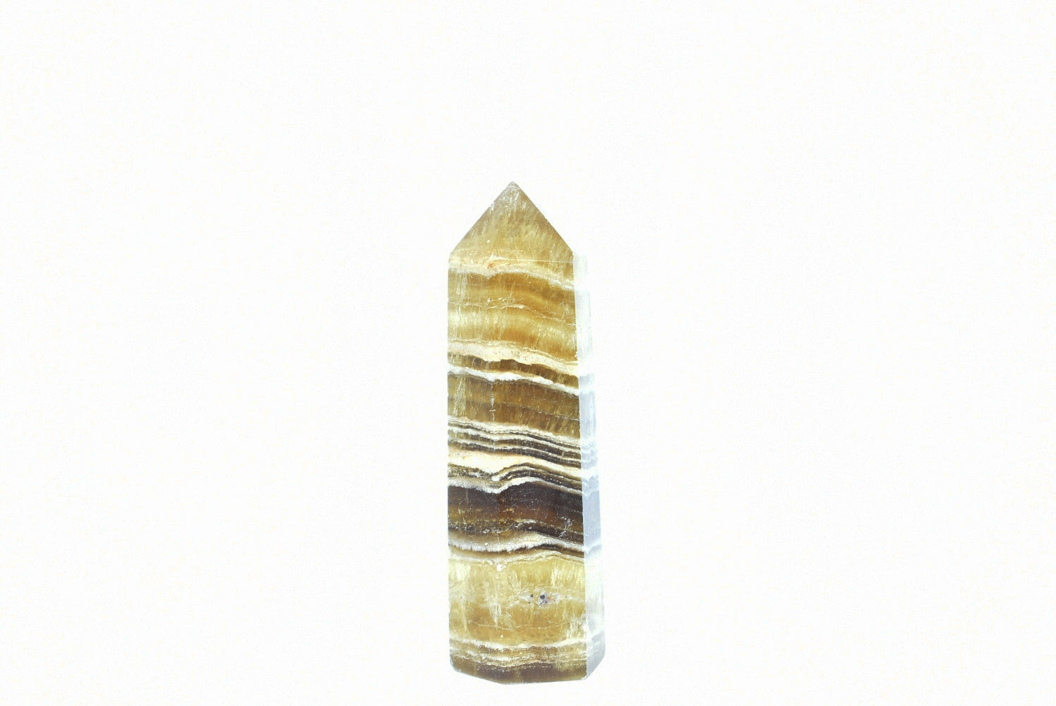 Tip of Yellow Fluorite 8 cm