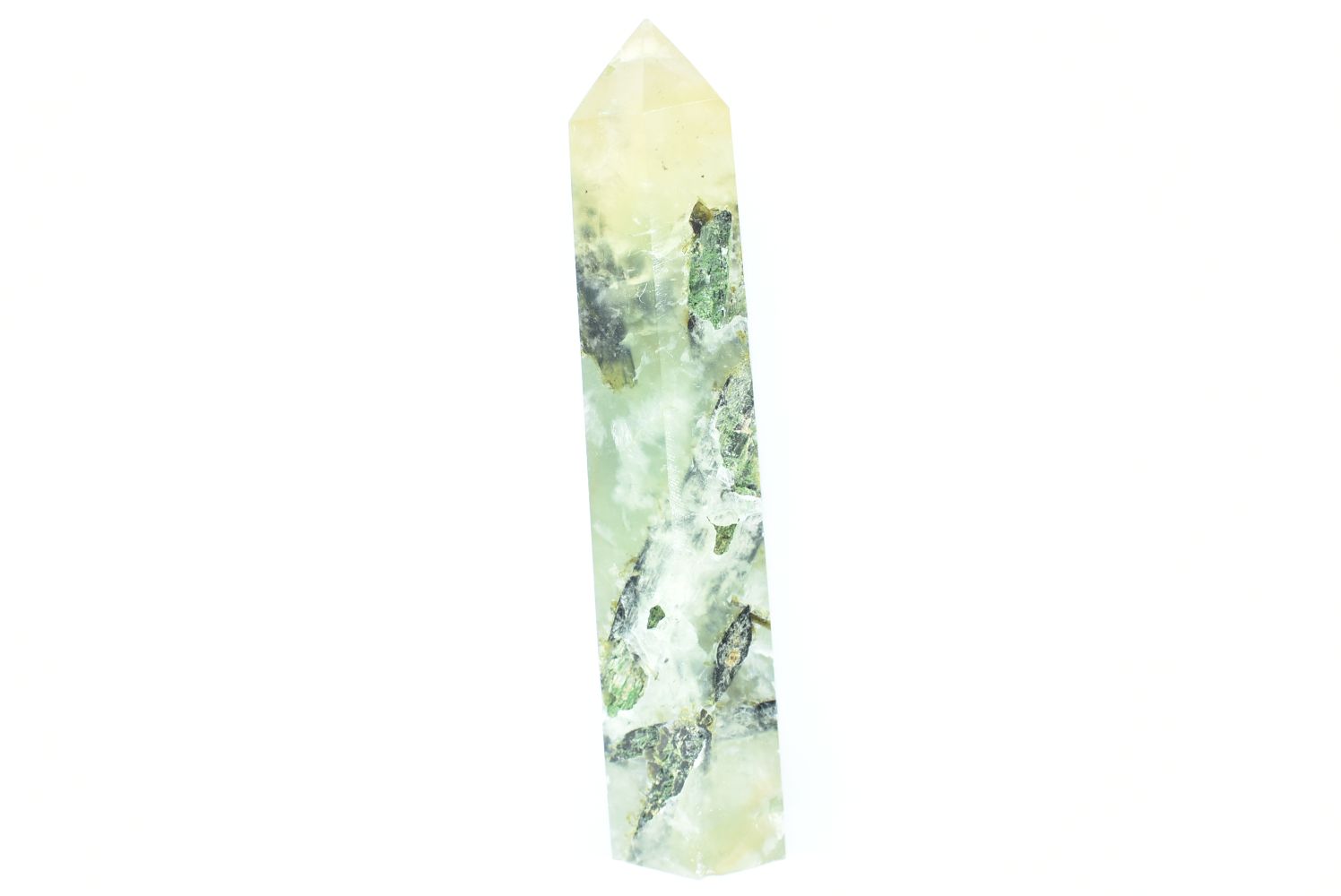 Prehnite Tower 8.4 cm