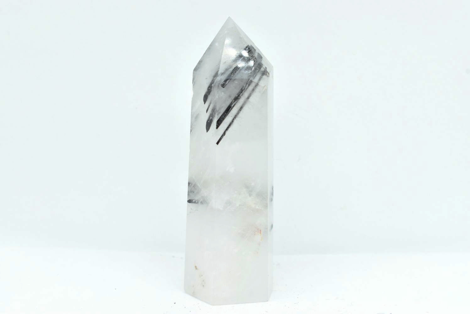 Tourmalinated Quartz tip 7.8 cm