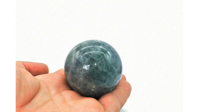 Green Fluorite sphere 5.4-5.6 cm