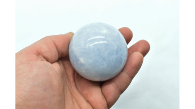 Sfera di Calcite Blu