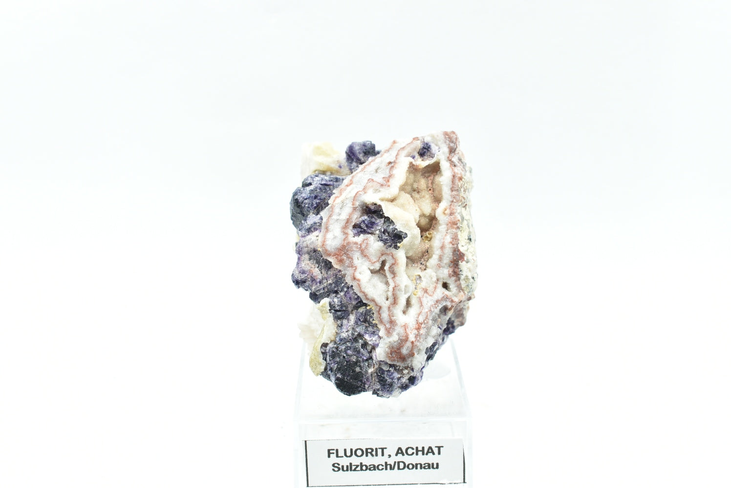 Agate with Fluorite