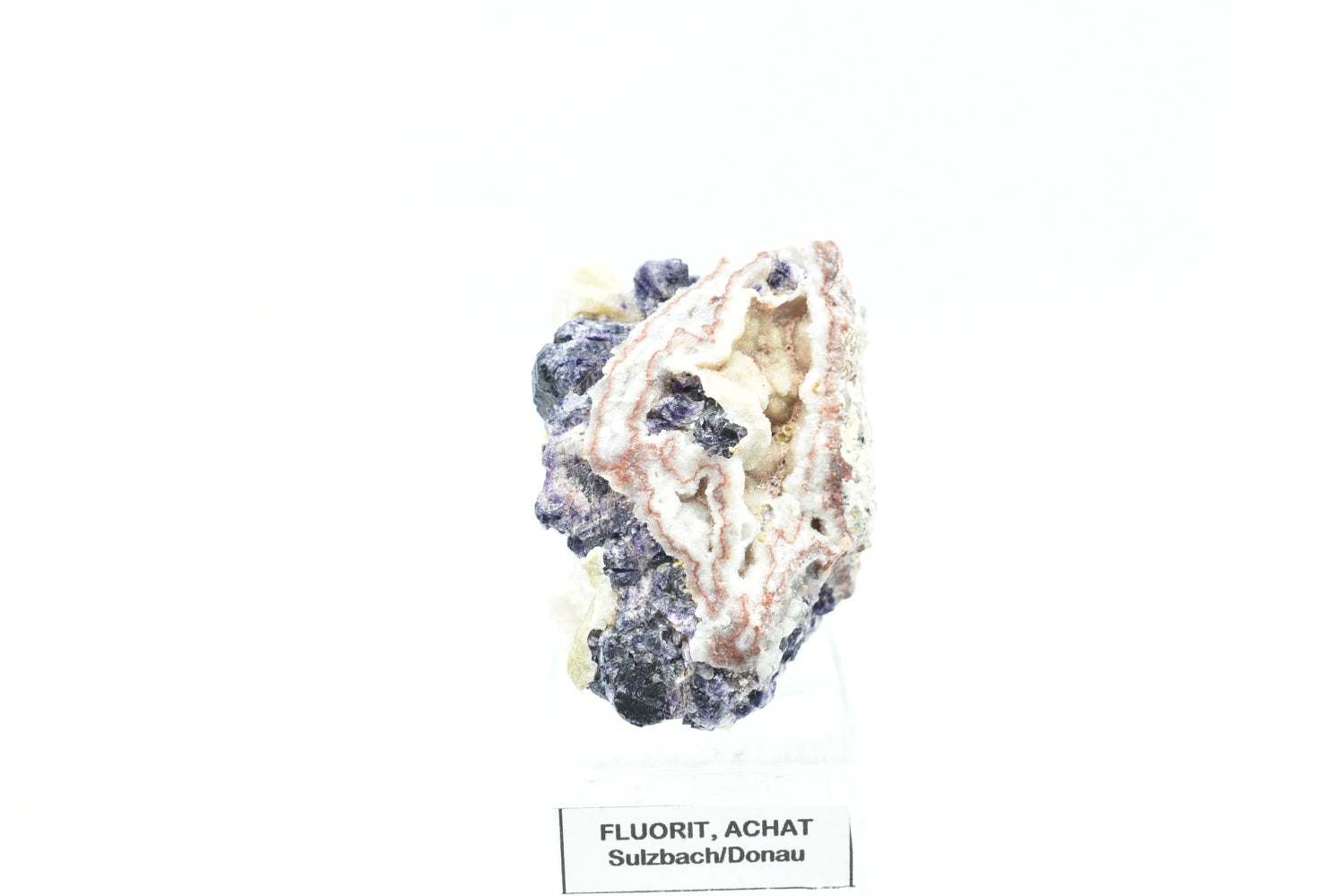 Agate with Fluorite