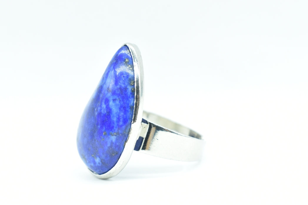 Lapis Lazuli Drop Ring