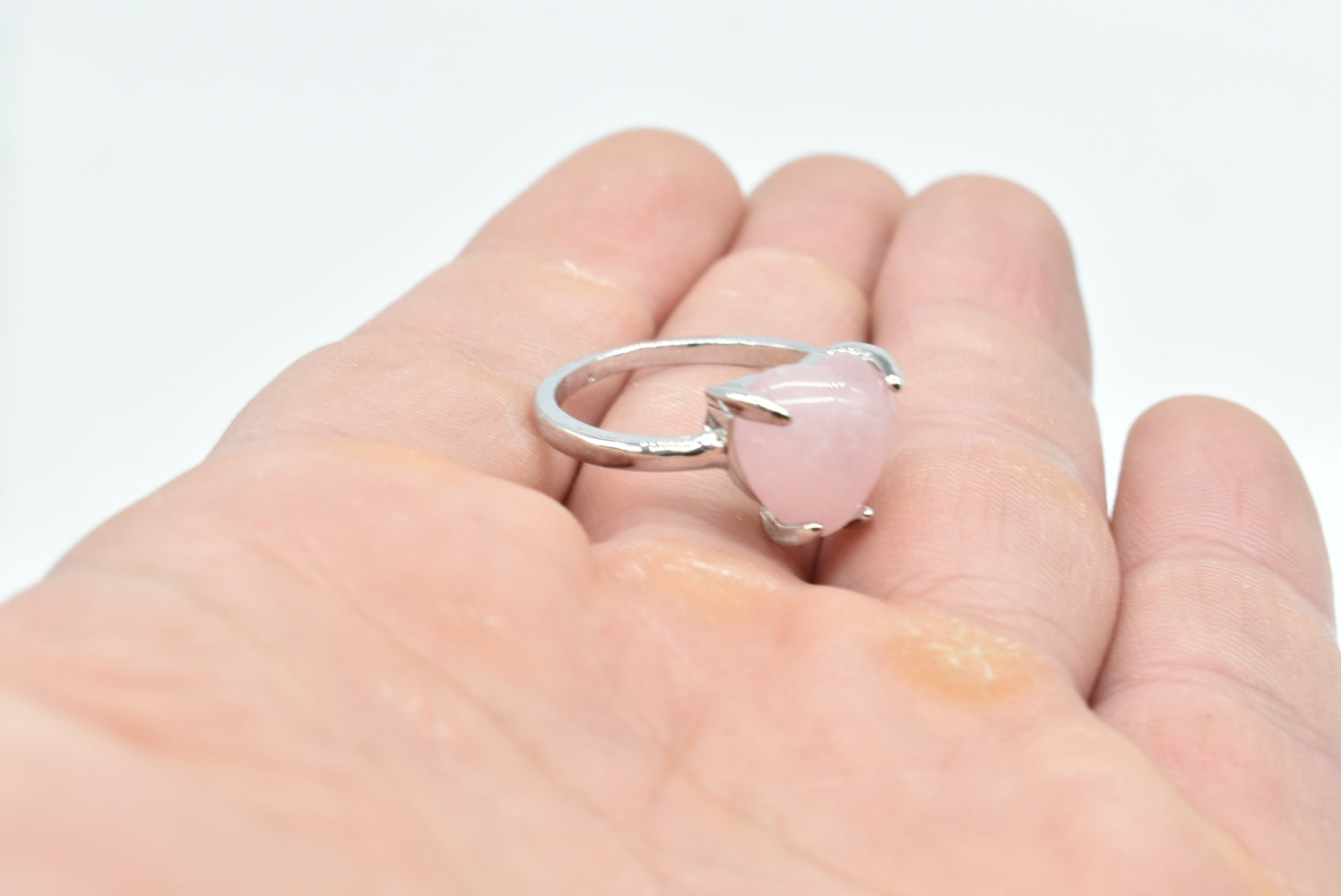 Ring With Rose Quartz stone
