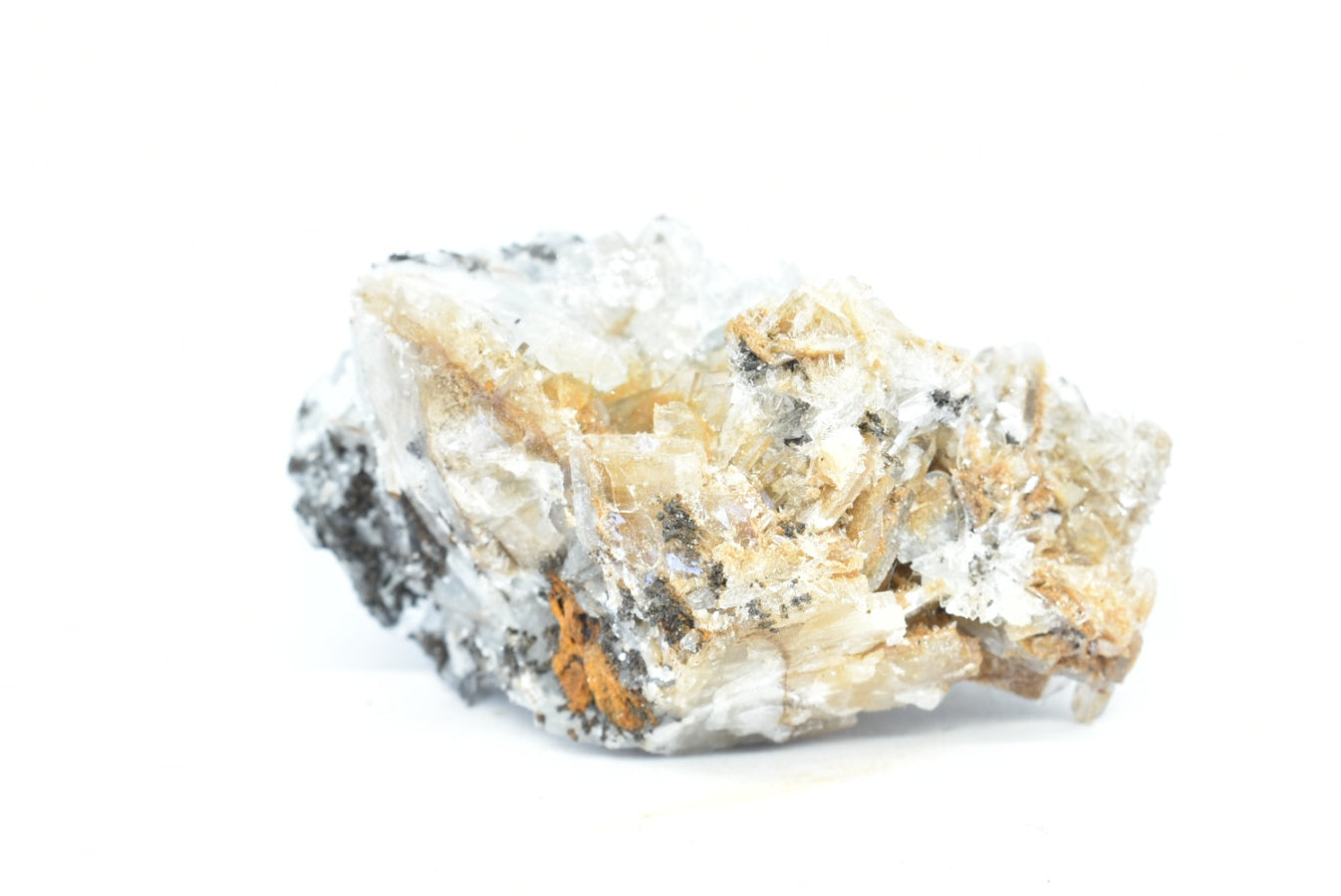 White Barite Crystals