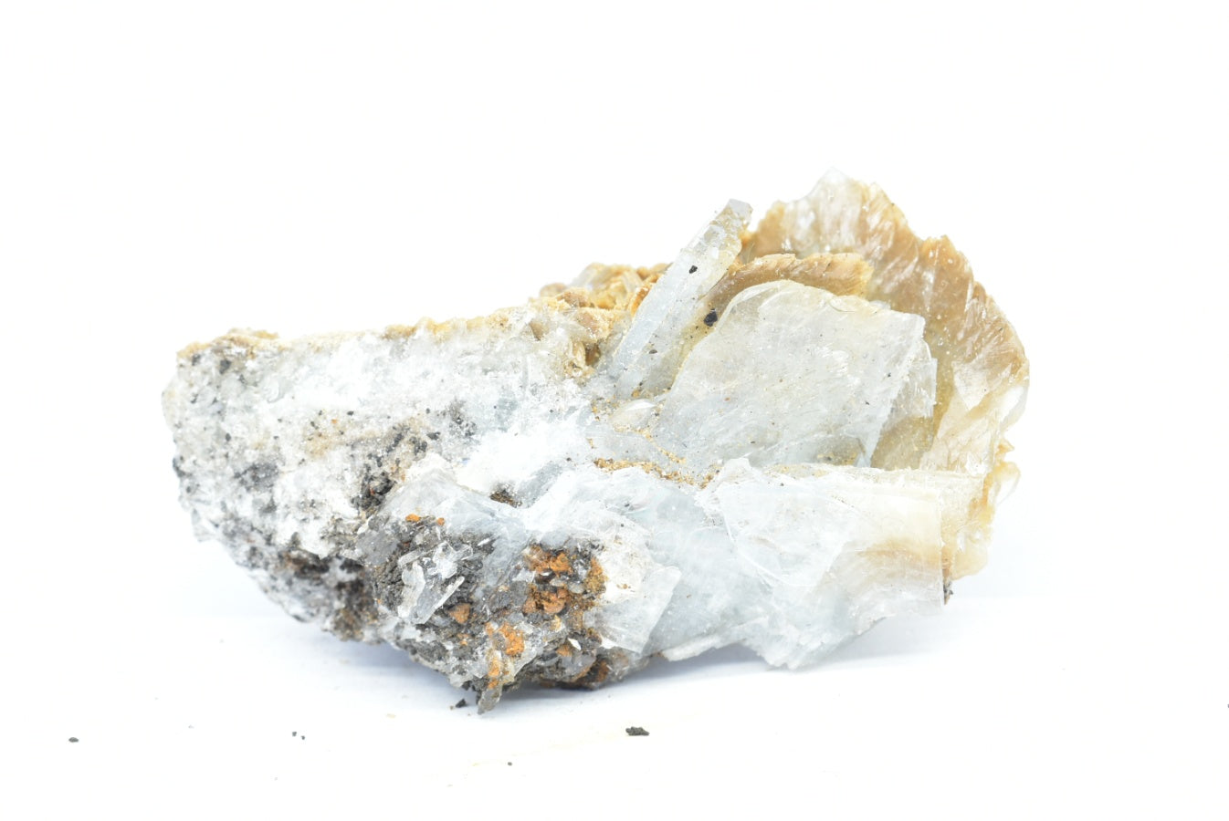 White Barite Crystals