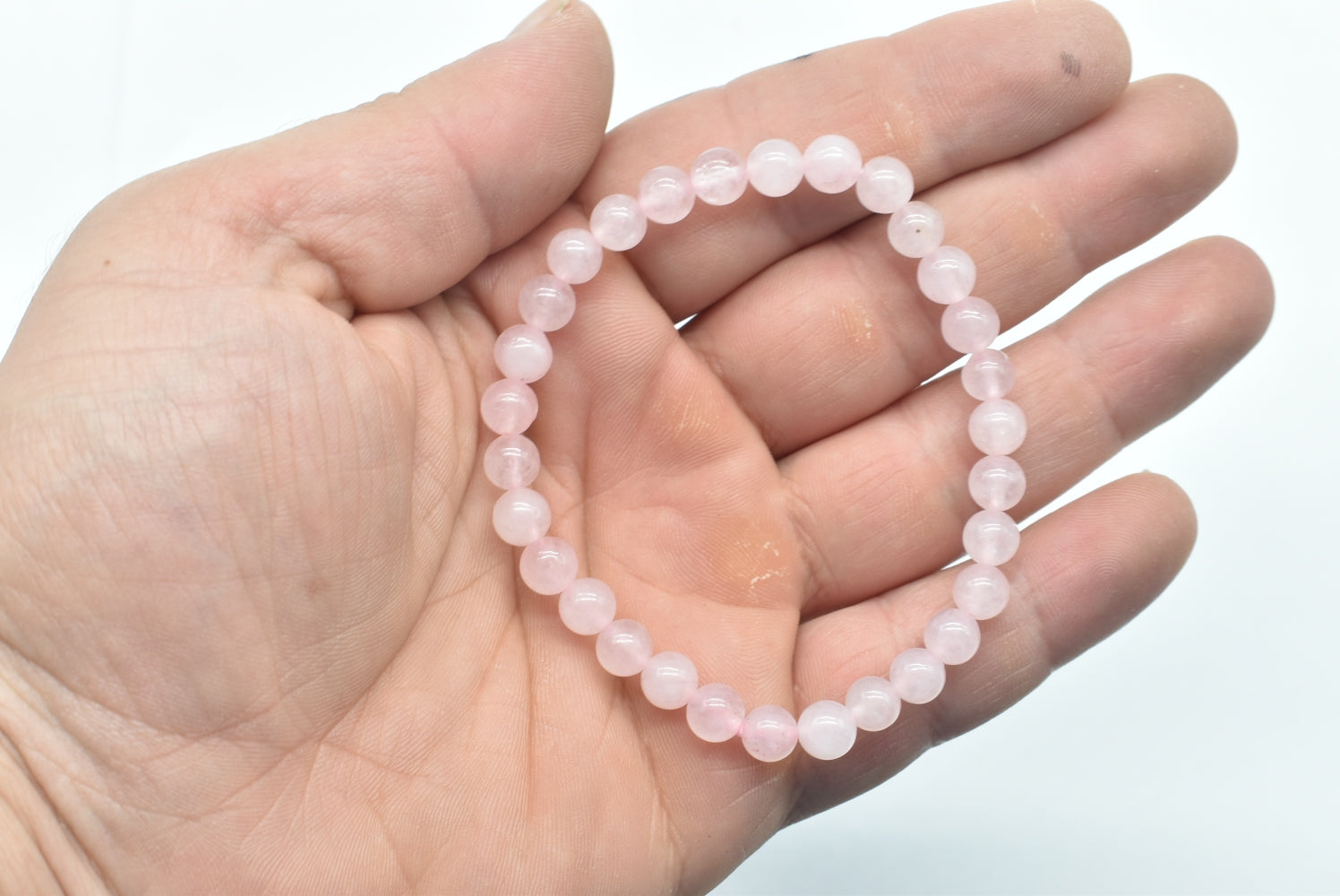 Stretch Rose Quartz Bracelet