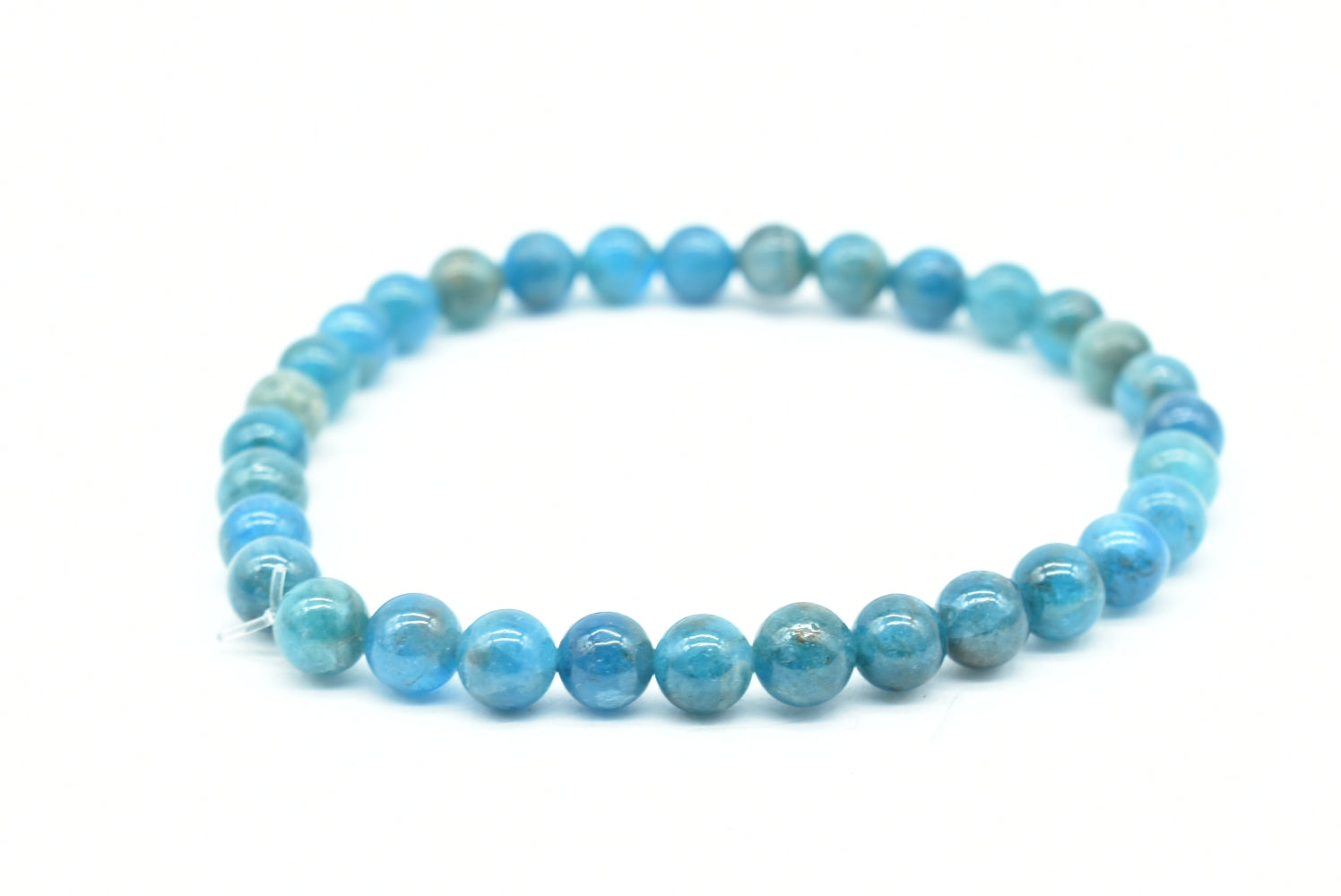 Bracciale Perline di Apatite Elasticizzato