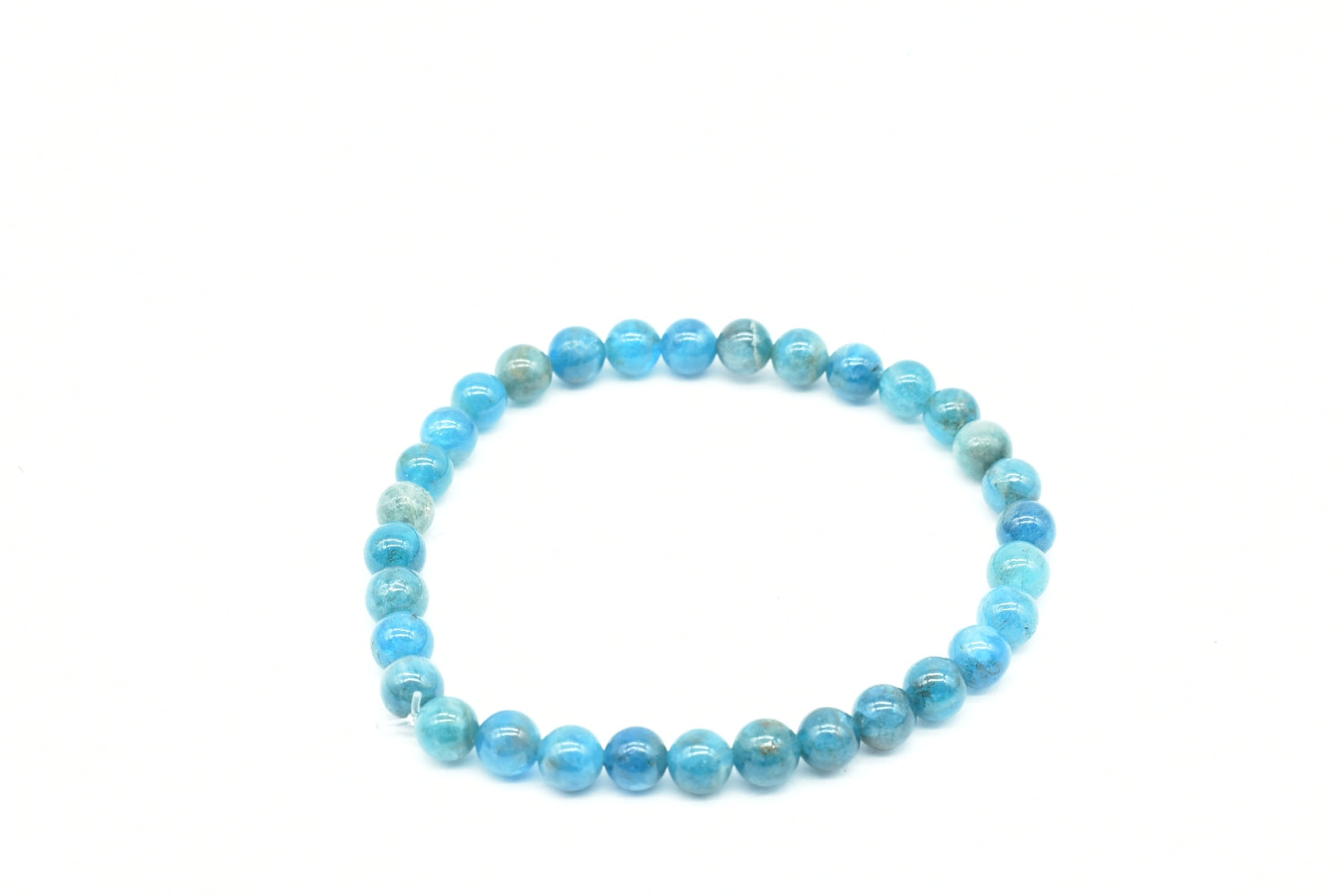 Bracciale Perline di Apatite Elasticizzato