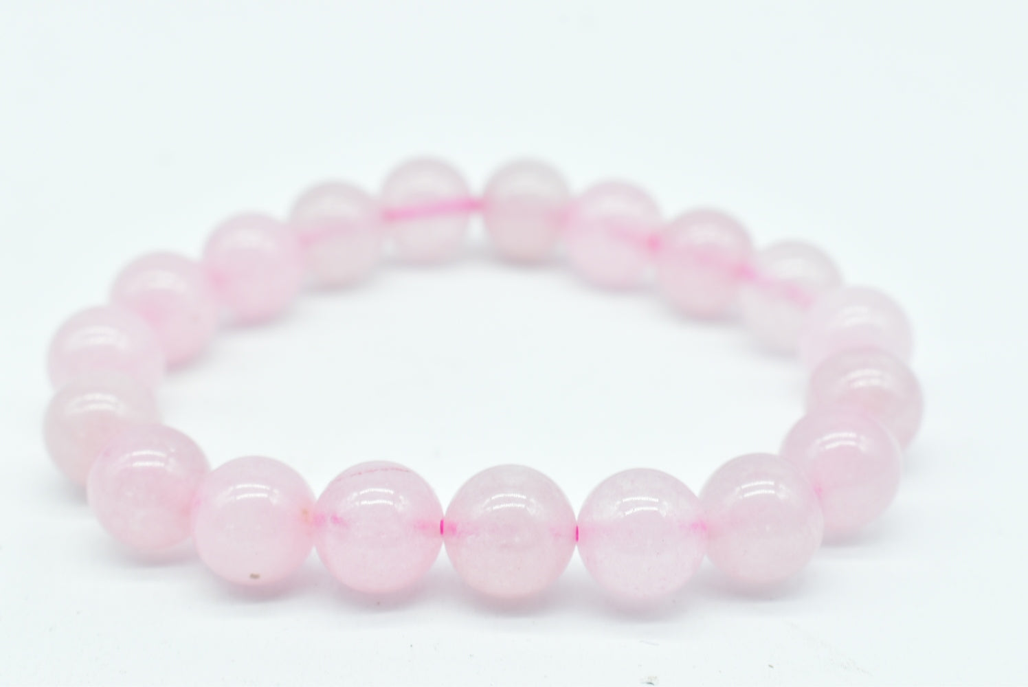 Bracciale Quarzo Rosa Elasticizzato