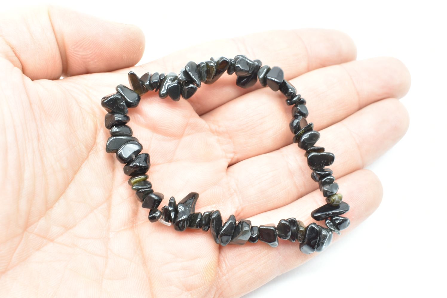 Obsidian Chips bracelet
