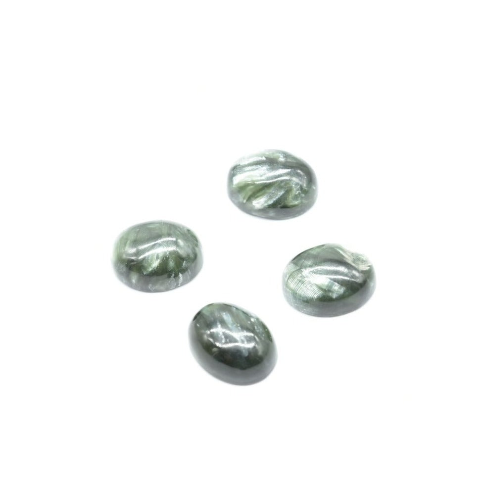 Cabochon di Serafinite 8x10 mm