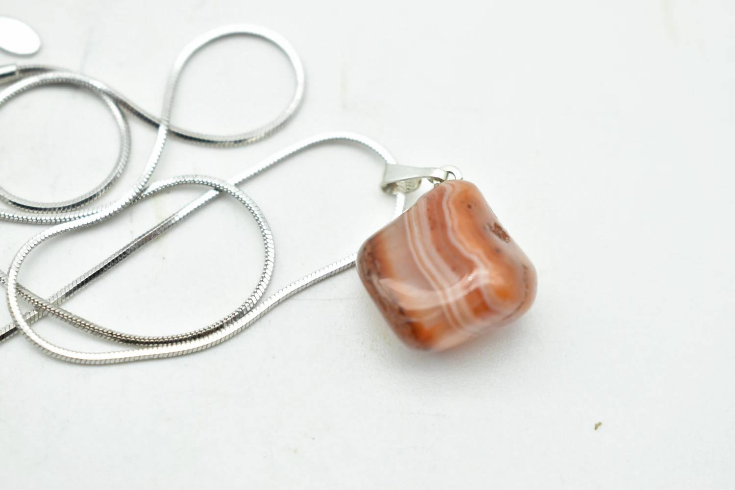 Tumbled Agate Pendant