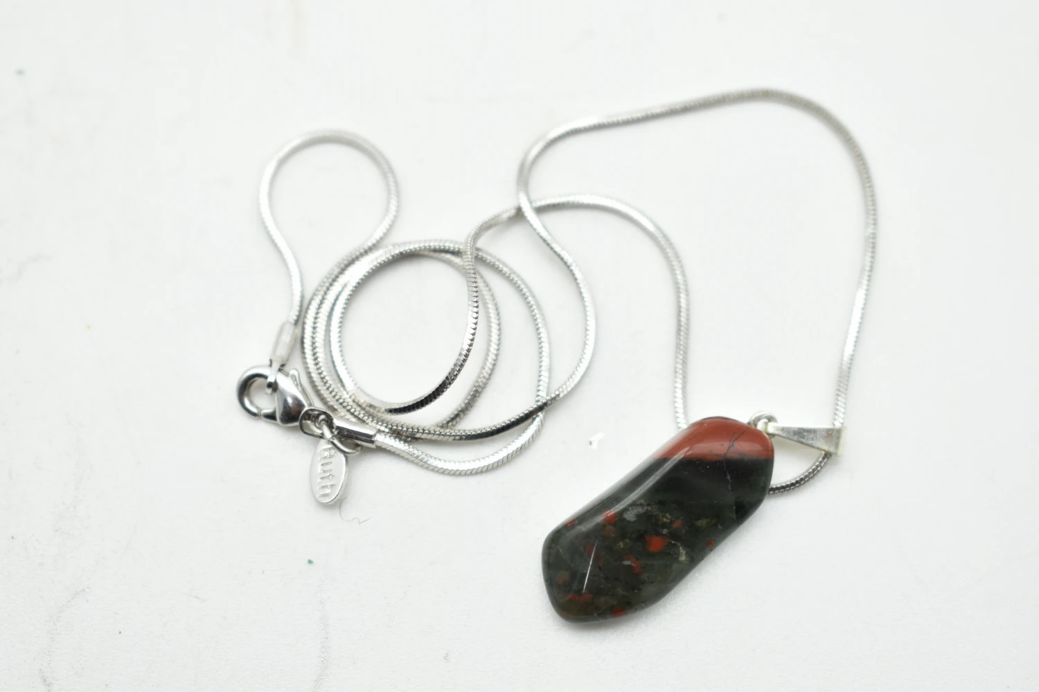 Tumbled Heliotrope Pendant