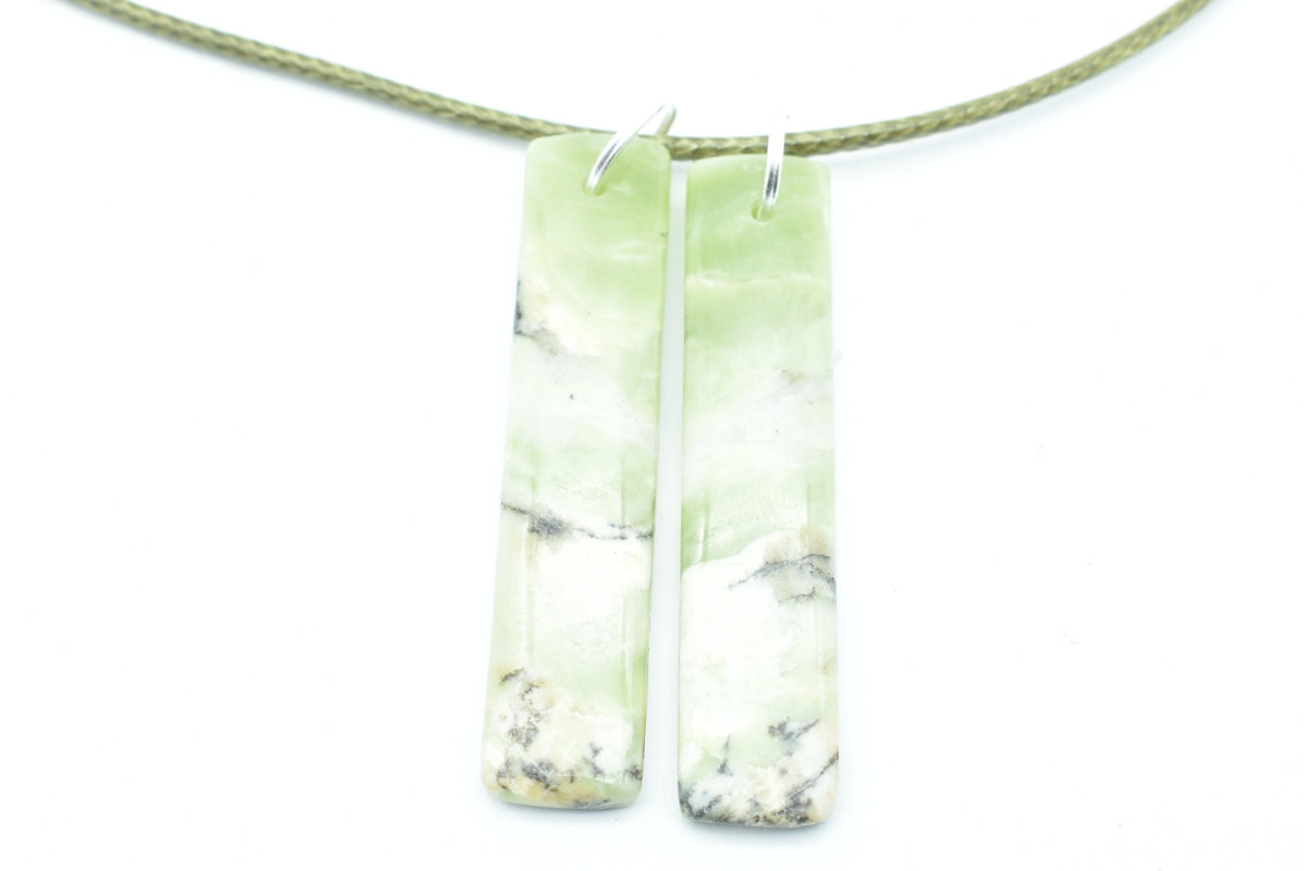 Peridot Rectangle Pendant