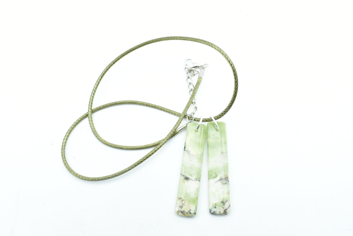Peridot Rectangle Pendant