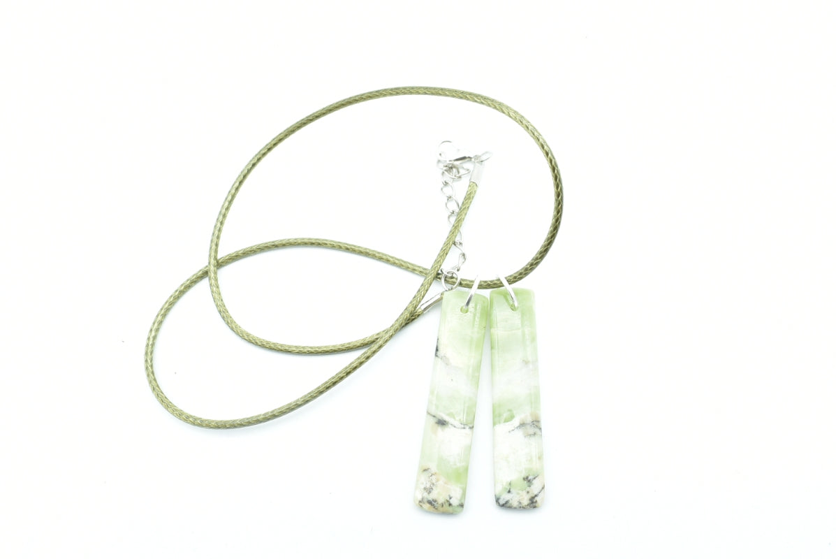 Peridot Rectangle Pendant