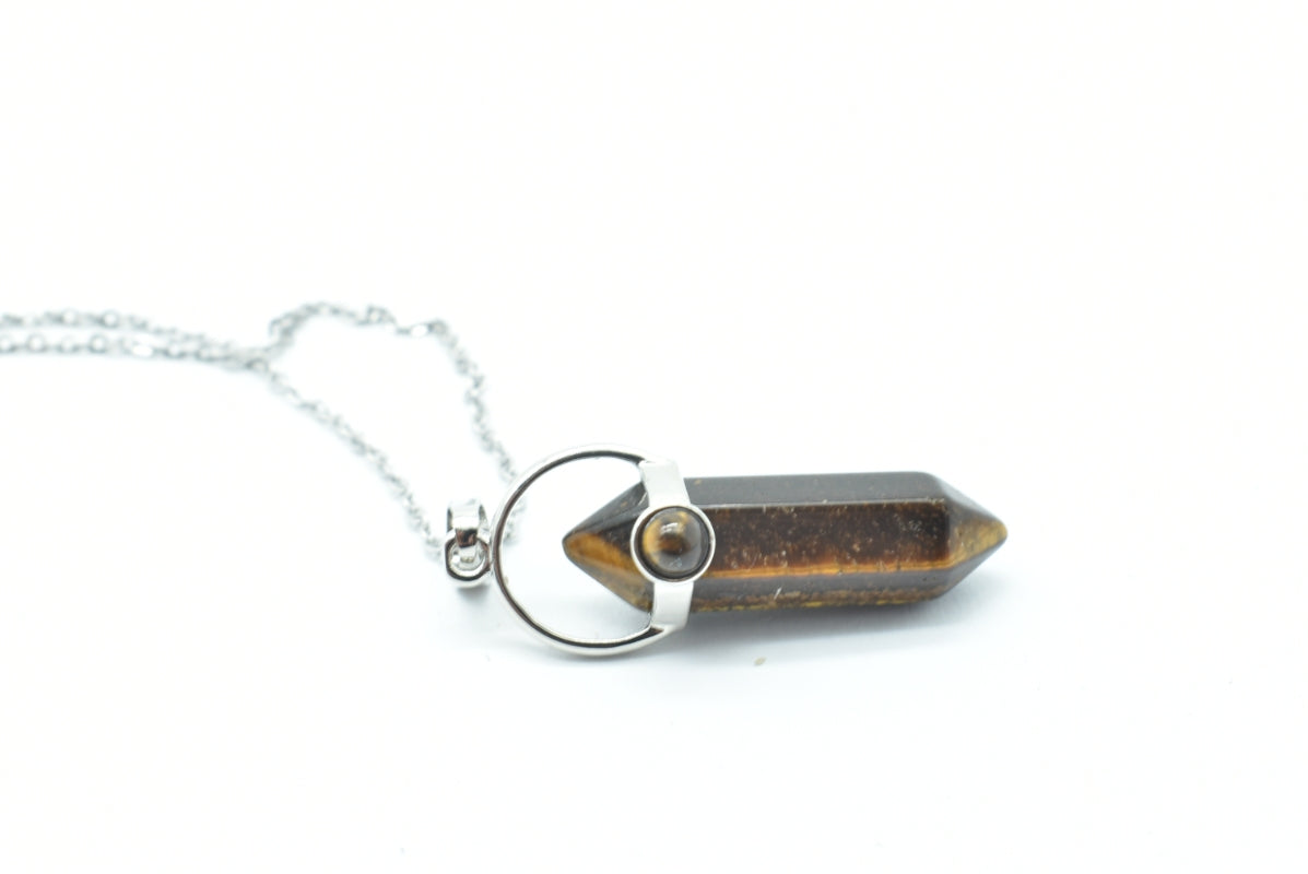 Tiger's Eye Tip Pendant